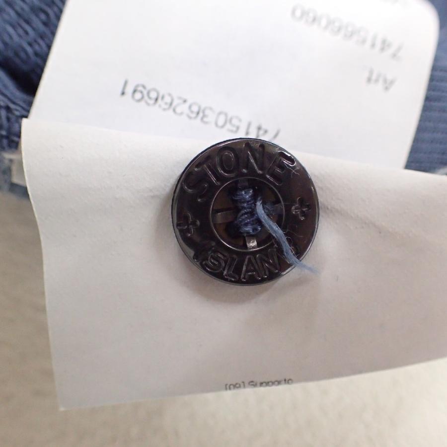 21SS STONE ISLAND ビンテージ加工 ロゴワッペン付 クルーネック