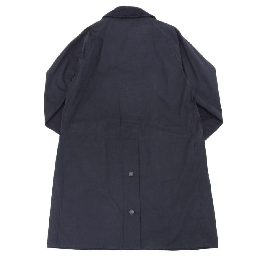 Barbour バブアー NEW BURGHLEY PEACHED ロングコート メンズ 黒