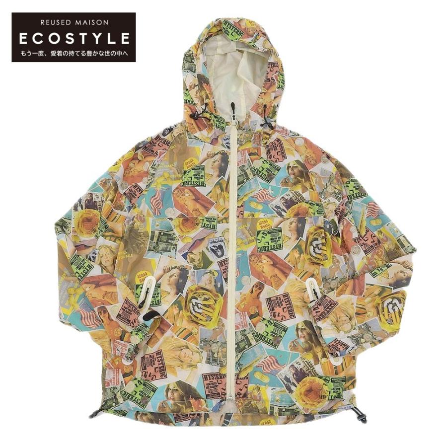 HYSTERIC GLAMOUR ヒステリックグラマー ナイロン 総柄 ジップアップ