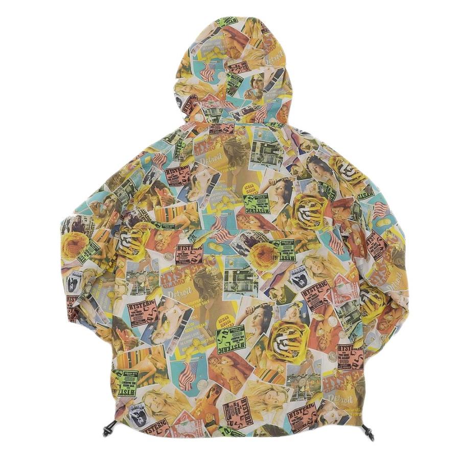 HYSTERIC GLAMOUR ヒステリックグラマー ナイロン 総柄 ジップアップ