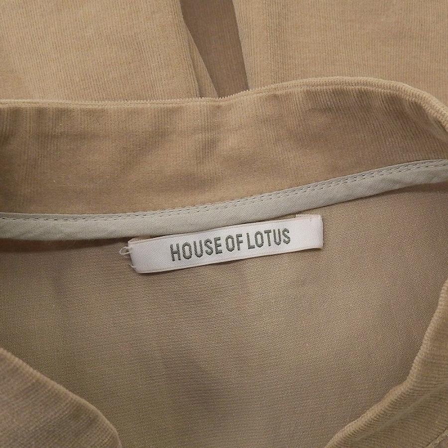 HOUSE OF LOTUS ハウスオブロータス コーデュロイ フレアシャツ