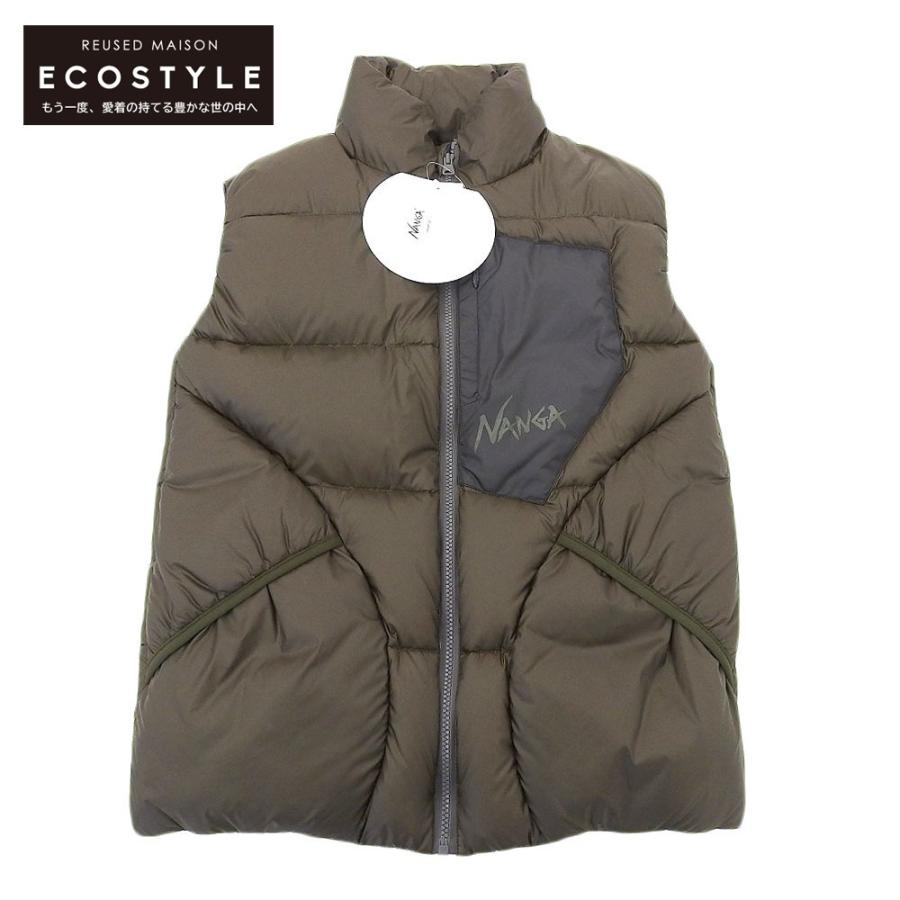 未使用 NANGA ナンガ MAZENO RIDGE VEST ダウンベスト メンズ カーキ M 