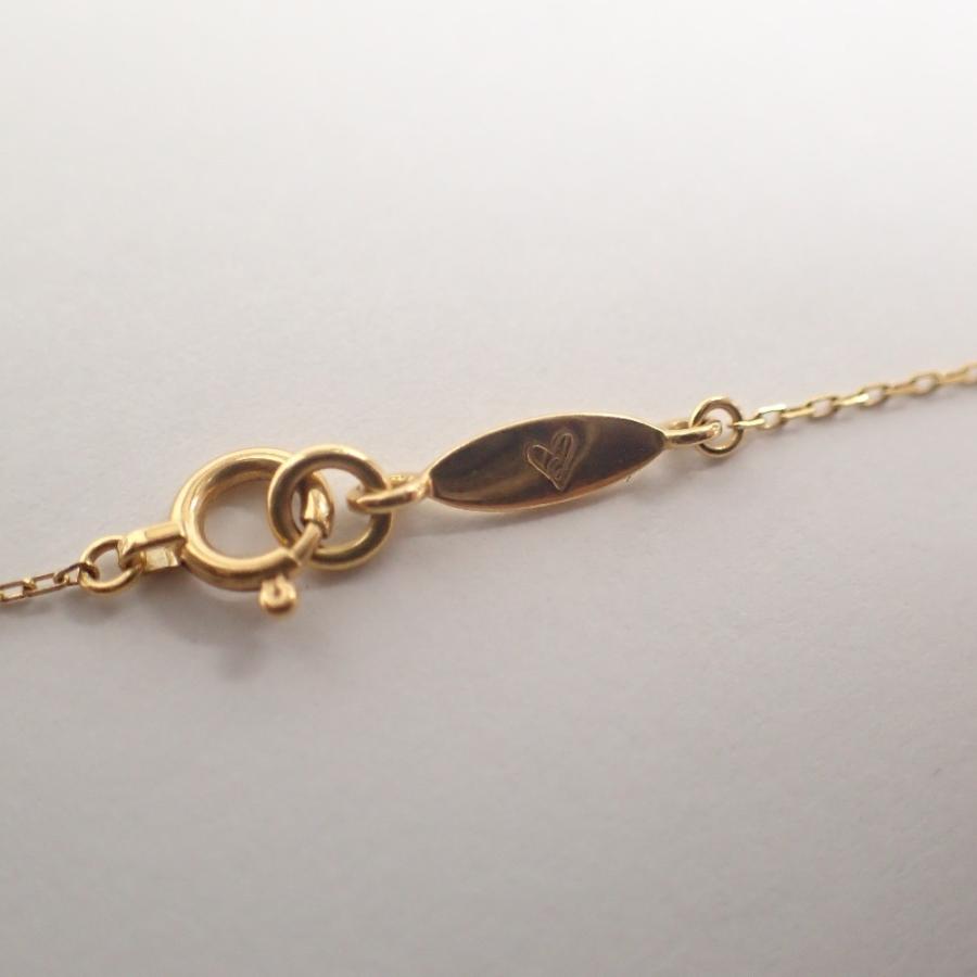 AHKAH（アーカー） 美品/ K18YG/ダイヤモンド0.04ct シーホース