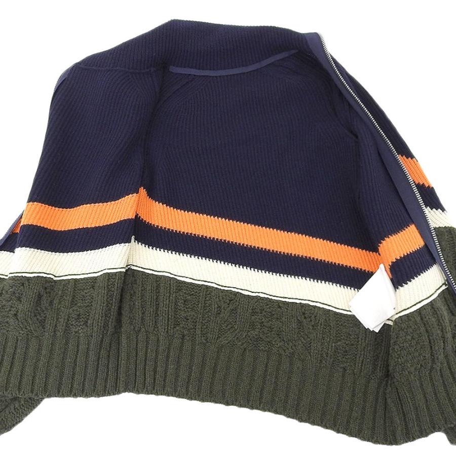 sacai サカイ アシンメトリー ダブルジップ ニット トップス sacai サカイ アシンメトリー ダブルジップ ニット トップス