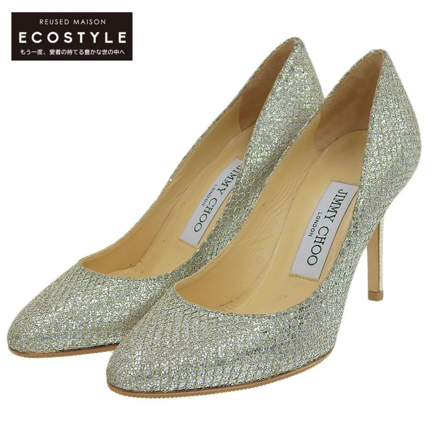 ジミーチュウグリッターラメパンプス