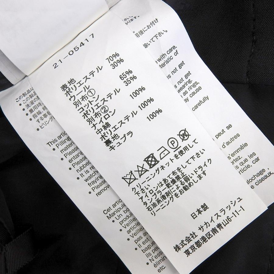 sacai（サカイ） 美品/ 21-05417 Hank Willis Thomas ウール混 変形