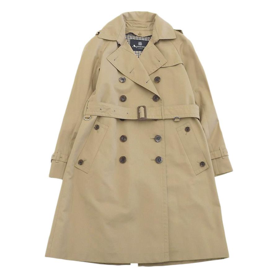 新品同様✨　アクアスキュータム　トレンチコート　ライナー　ベージュ　8 Aquascutum アクアスキュータム 5008450000-83 83型 ウールライナー