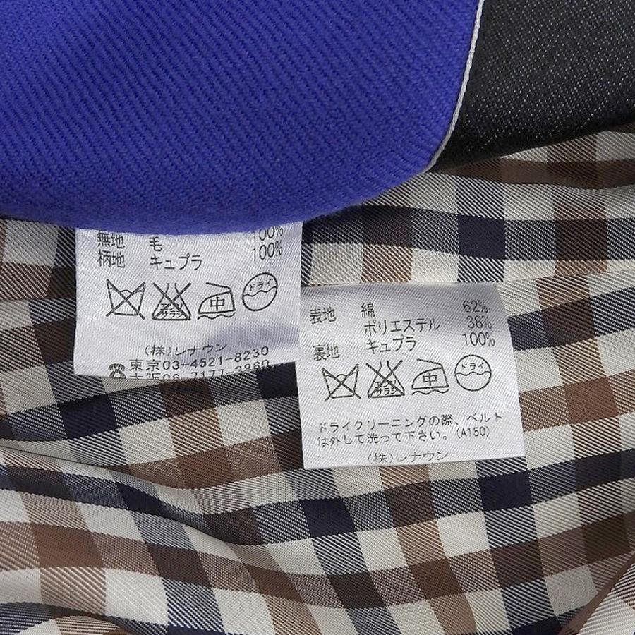 専用【美品】アクアスキュータム ライナー付きトレンチコート日本製 36アイボリー 緒形 銀座三越
