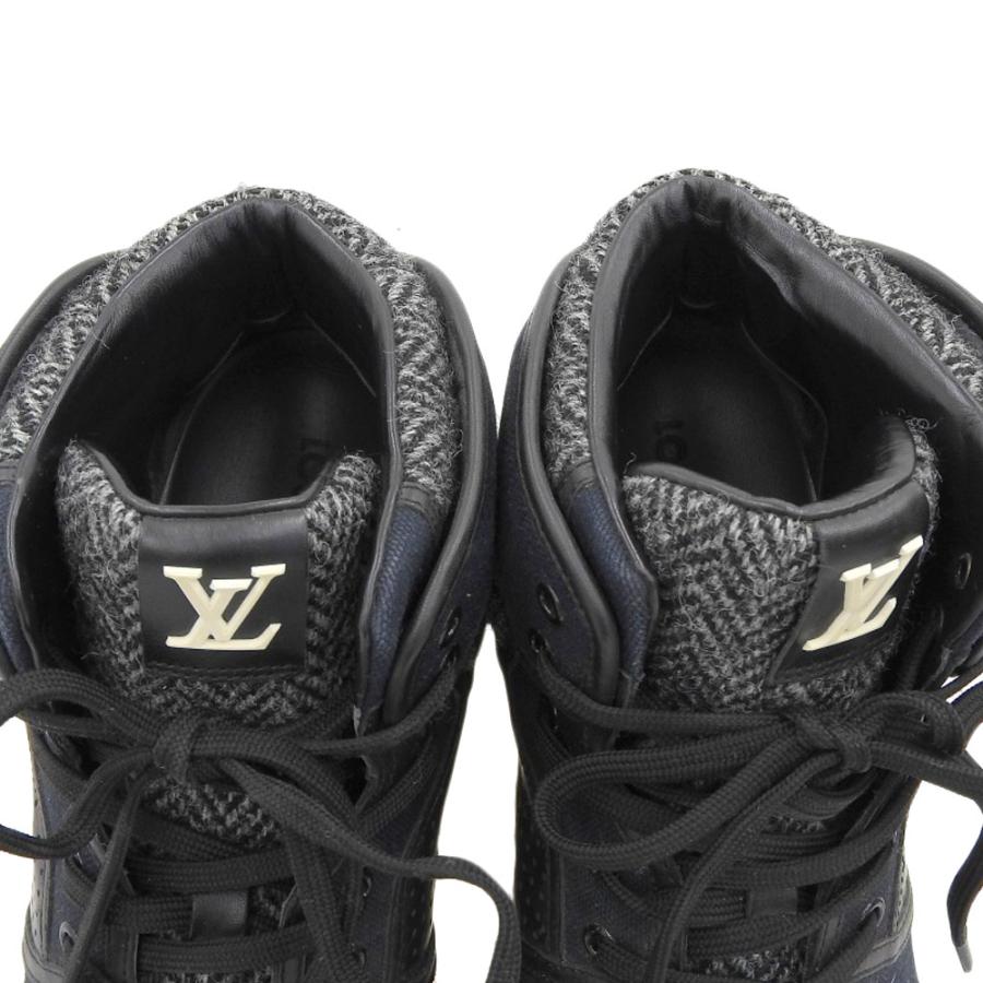 LOUIS VUITTON ルイ・ヴィトン 12年製 ミックス素材 ハイカット