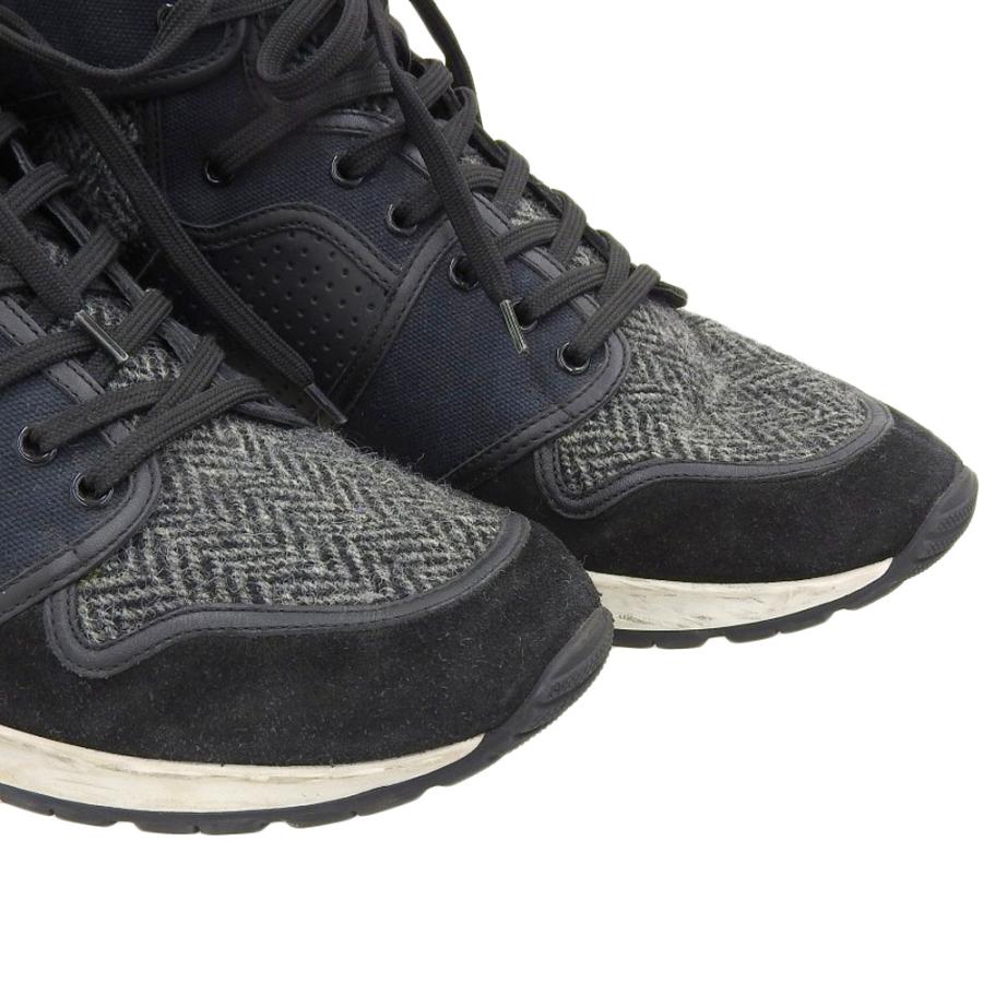 Louis Vuitton ハイカットスニーカー　サイズ7.5 LOUIS VUITTON ルイ・ヴィトン 12年製 ミックス素材 ハイカット