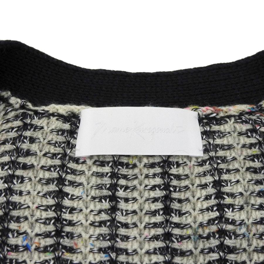 Mame Kurogouchi マメクロゴウチ MM19AW-KN032 Kasuri Knit Cardigan  