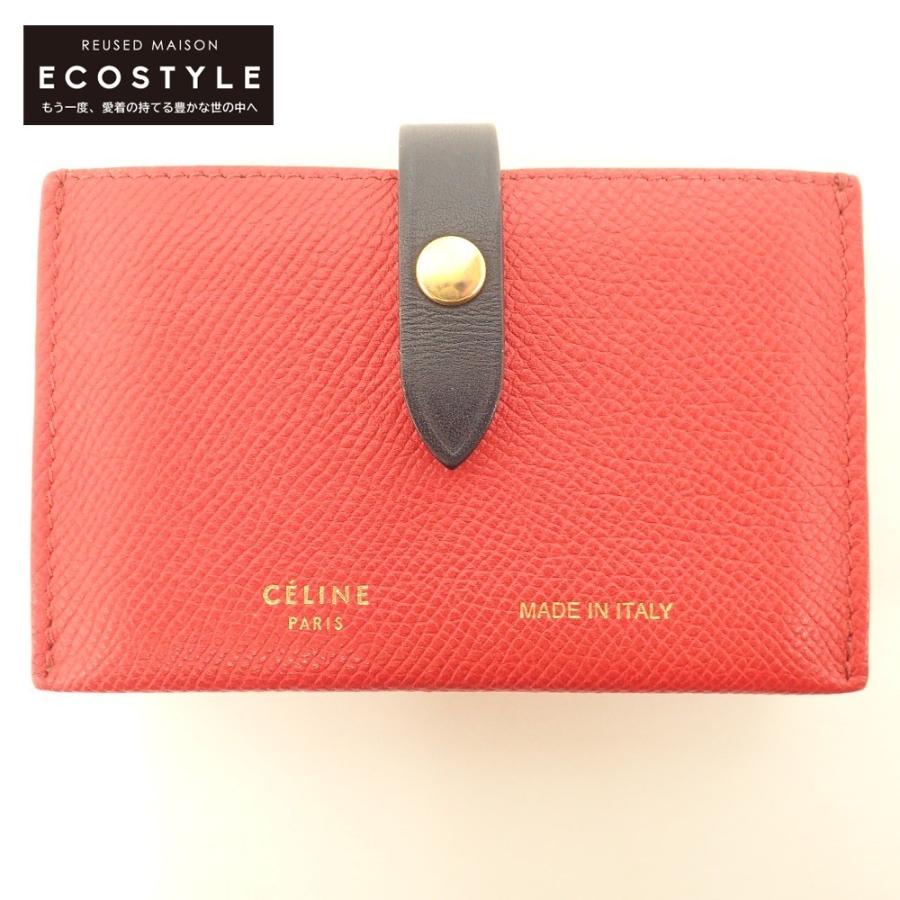 人気 CELINE 新品 アコーディオン カードホルダー カードケース