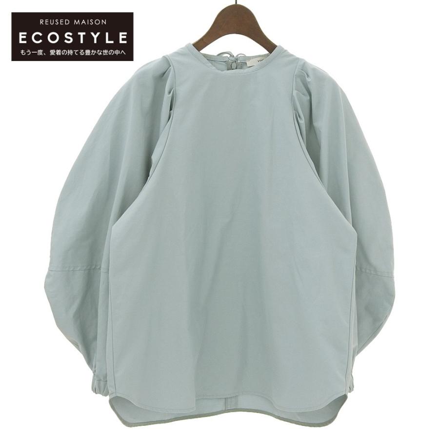 美品 yori ヨリ ビッグパフスリーブブラウス トップス レディース ライトブルー 青系 F 21AW YR2121-103AW  :7777100000072755:ブランドリユースショップエコスタイル - 通販 - Yahoo!ショッピング