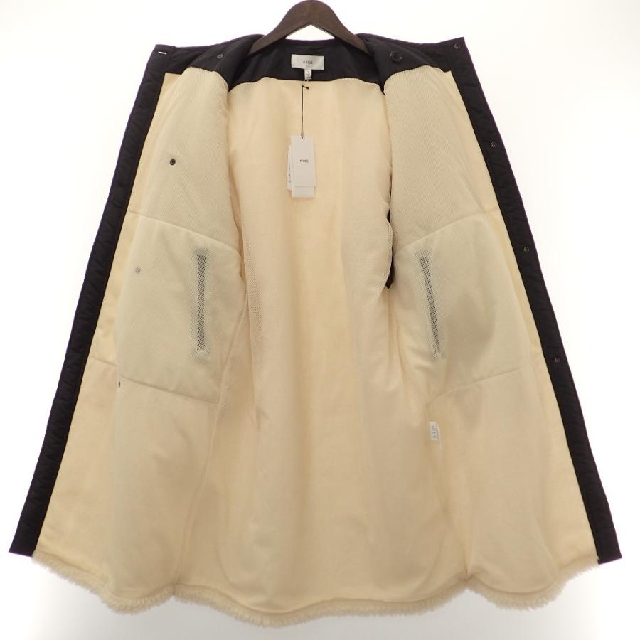 新品同様/20AW HYKE ハイク 202-17175 FAUX SHEARLING COAT ボア  