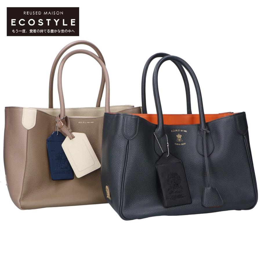 A.D.M.J. Accessoires De Mademoiselle ADMJ シュリンクレザー トート