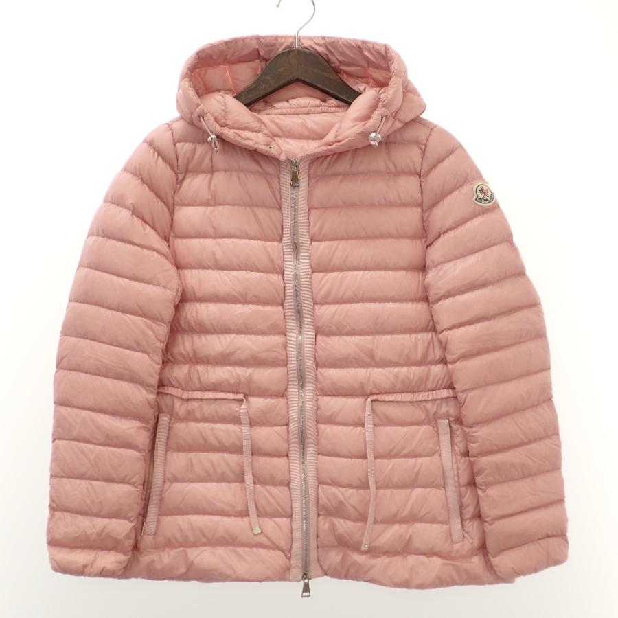 MONCLER ダウンジャケット ピンクコーティング ロゴワッペン001サイズ