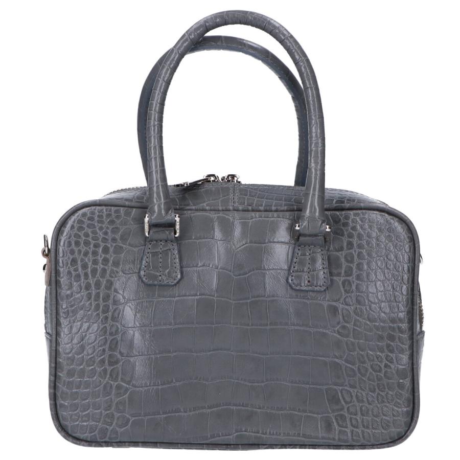 美品 ADMJ 20SS01009 CROCOEMBOSSING BEE MOTIF BOSTONBAG 23cm 牛革 