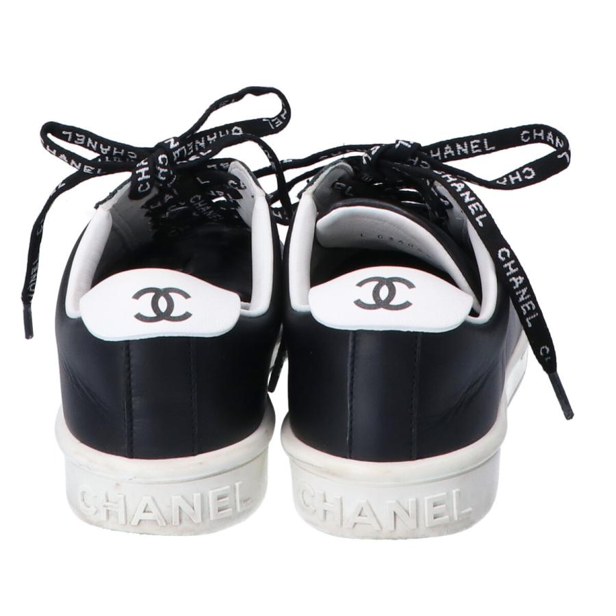 CHANEL（シャネル） G34085 CCココマーク レザーローカットスニーカー