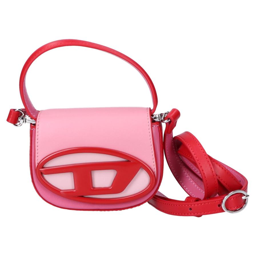 Diesel 1DR レザーショルダーバッグ | ピンク | FARFETCH JP