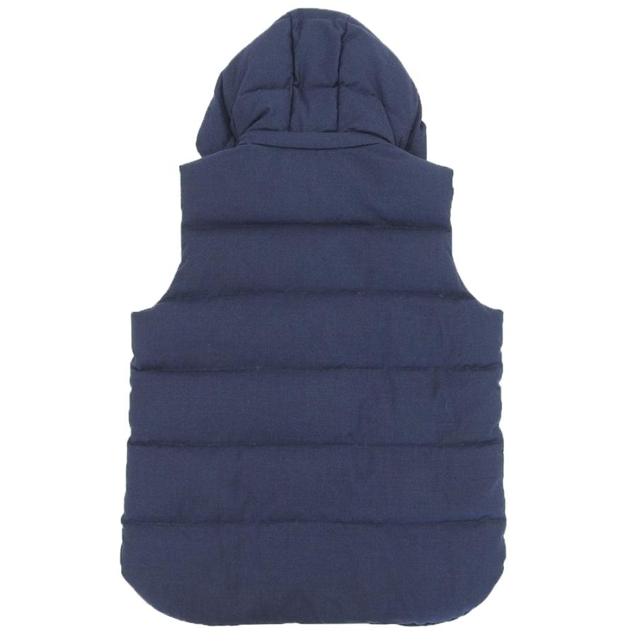 【美品】タトラス　ダウンベスト　LEONARDO シルク混　Rライン　ネイビー 美品】タトラスダウンベストLEONARDO シルク混Rラインネイビー