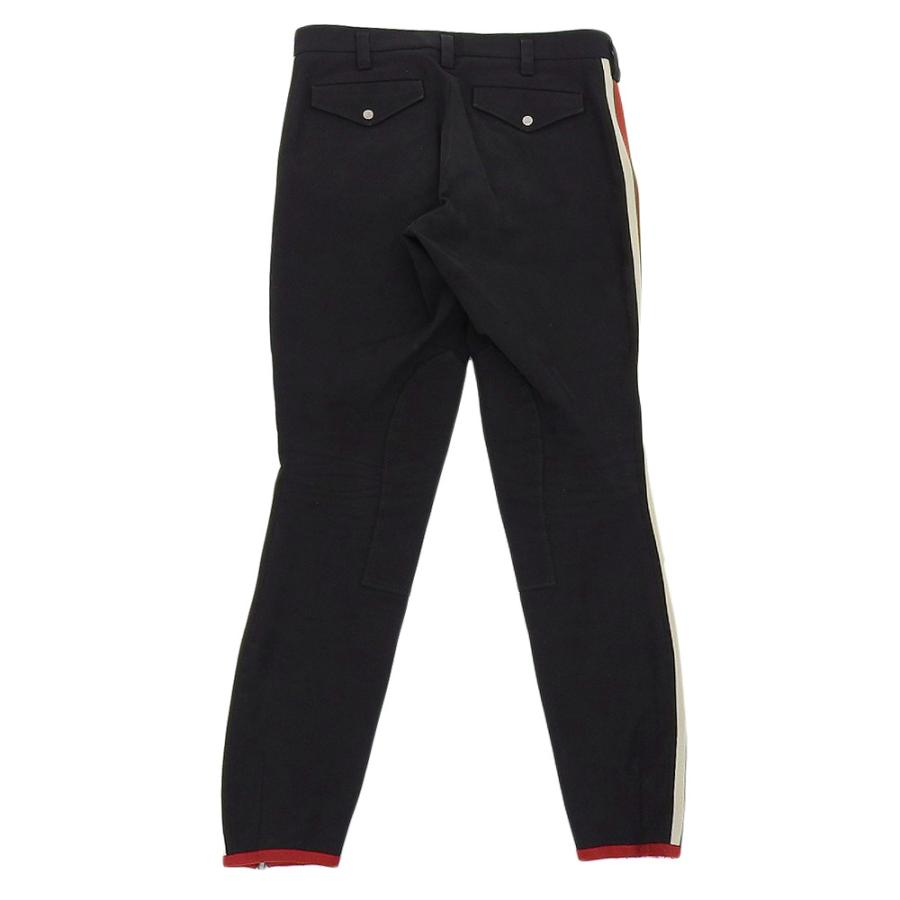 GUCCI シェリーライン ギャバジン パンツ ボトムスメンズ ブラック