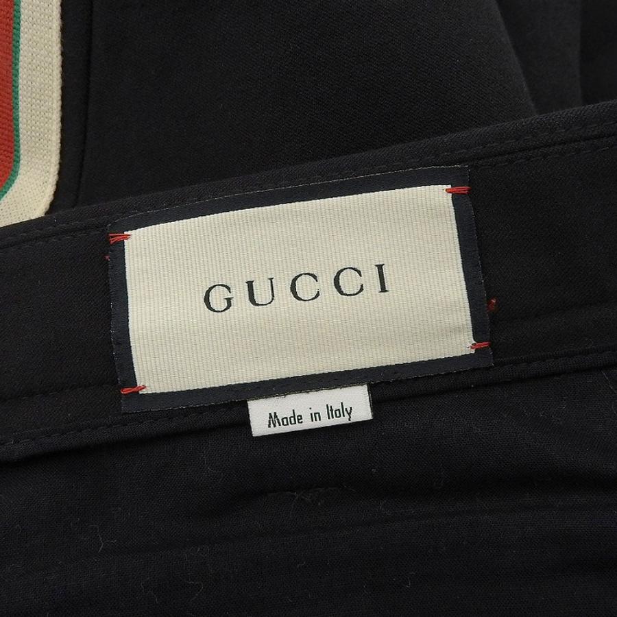 GUCCI グッチ シェリーライン ギャバジン パンツ ボトムス メンズ  