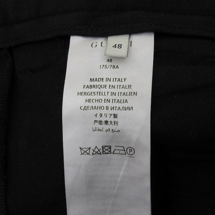 GUCCI グッチ シェリーライン ギャバジン パンツ ボトムス メンズ  