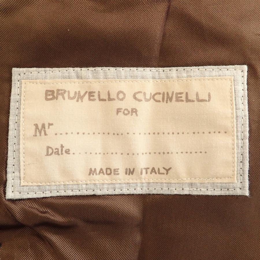 美品/ Brunello Cucinelli ブルネロクチネリ ウィンドペーン シルク混