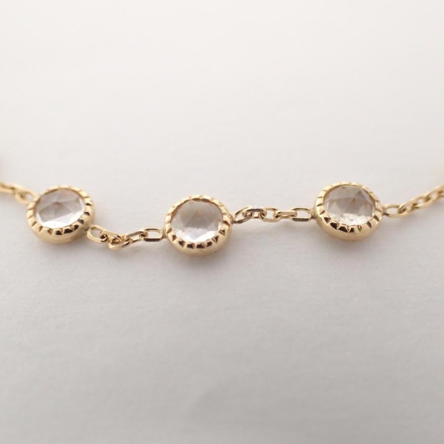 agete（アガット） 美品 K10 ドリーミー ブルームーンストーン