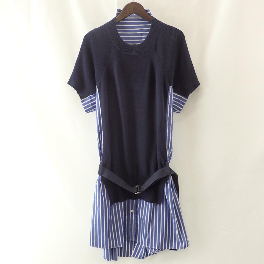 sacai 美品/ サカイ 18-03637 Classic Cotton Knit Dress sacai 美品/ サカイ 18-03637 Classic Cotton Knit Dress