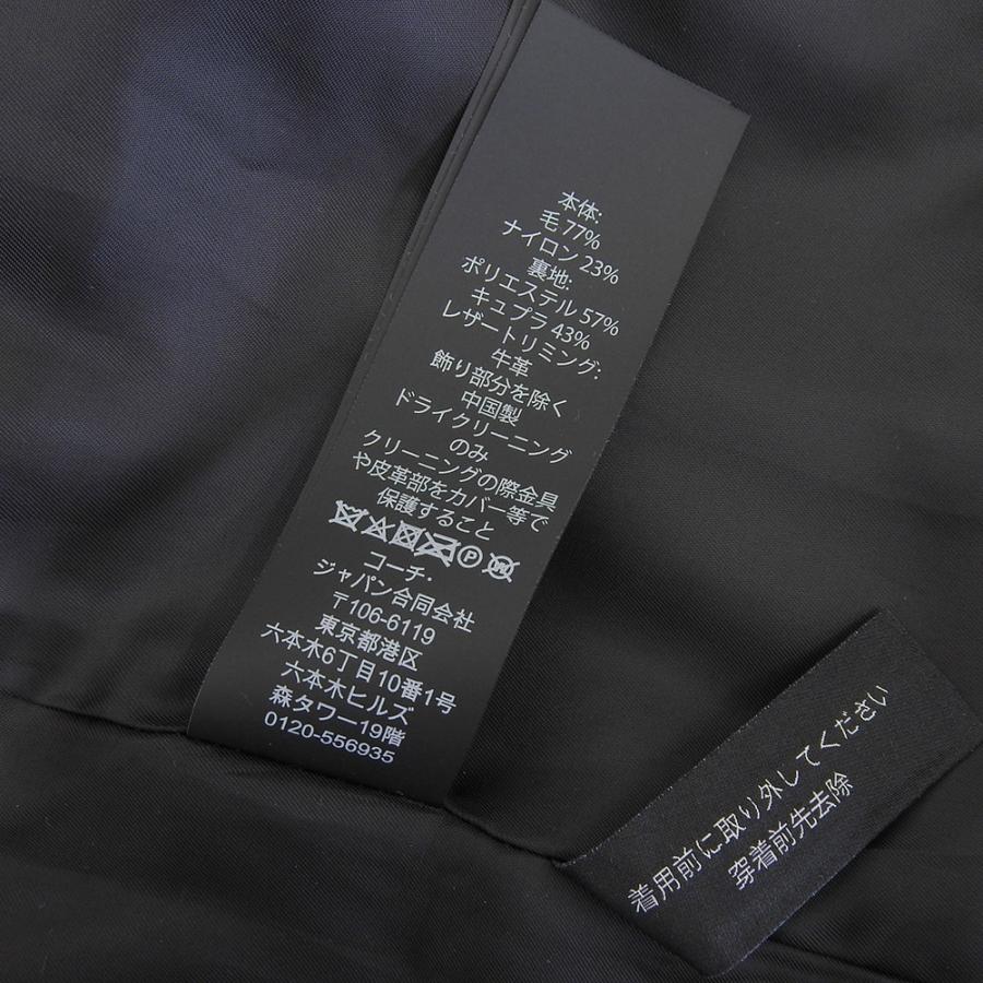 COACH（コーチ） 国内正規/ F34123 ワッペン付き ダブルブレストコート