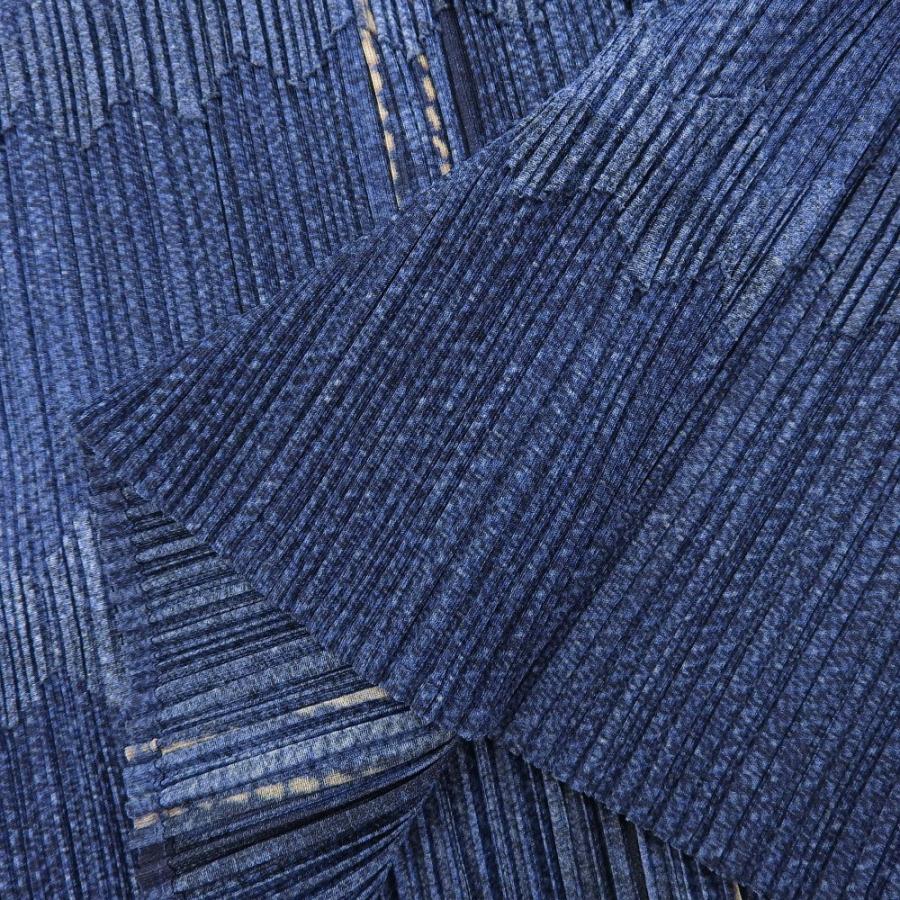 PLEATS PLEASE ISSEY MIYAKE プリーツプリーズ デニム転写プリント