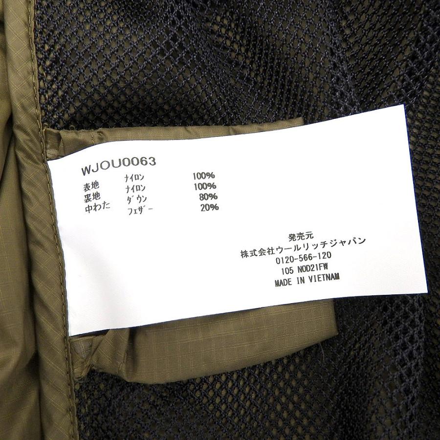 【極美品】WOOLRICHウールリッチ DIAMOND DOWN JACKET MEN'S】WOOLRICH[ウールリッチ] DIAMOND DOWN JACKET 入荷