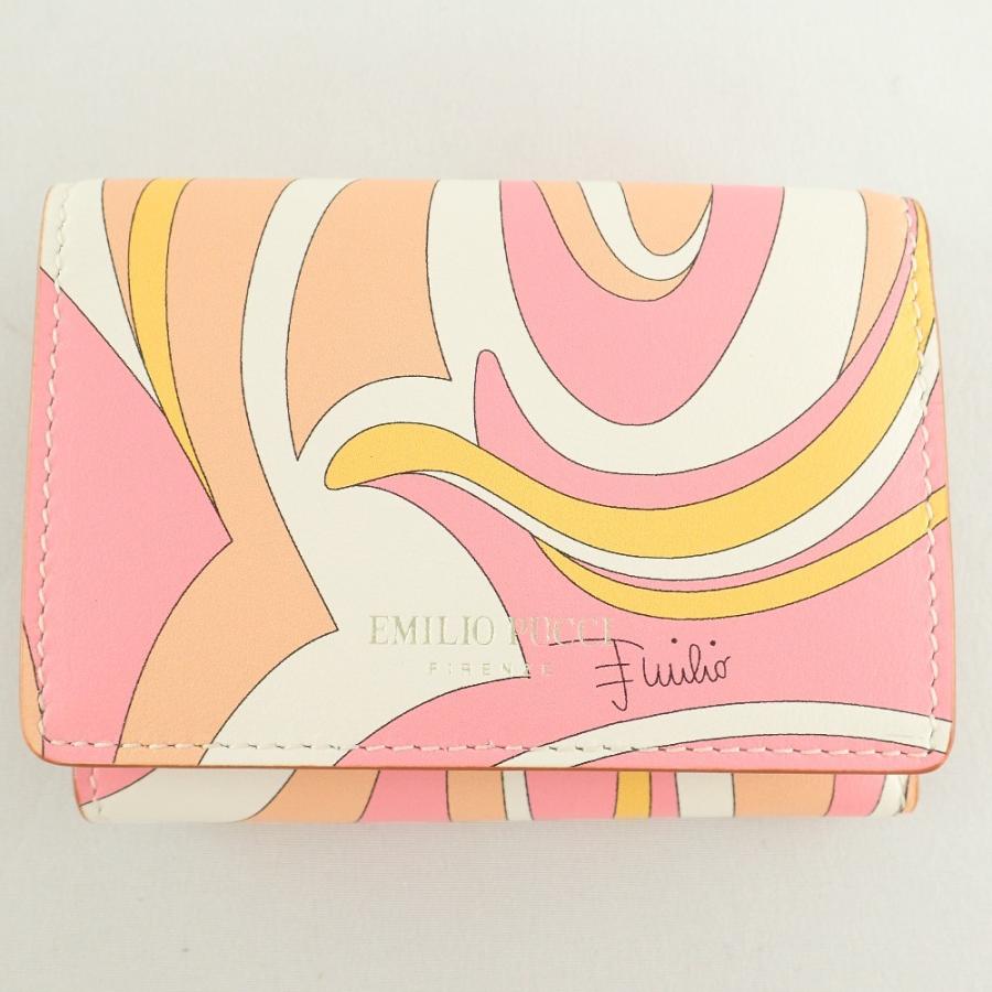 美品 Emilio Pucci エミリオプッチ 1USM04 Nuagesプリント ミニ トリ