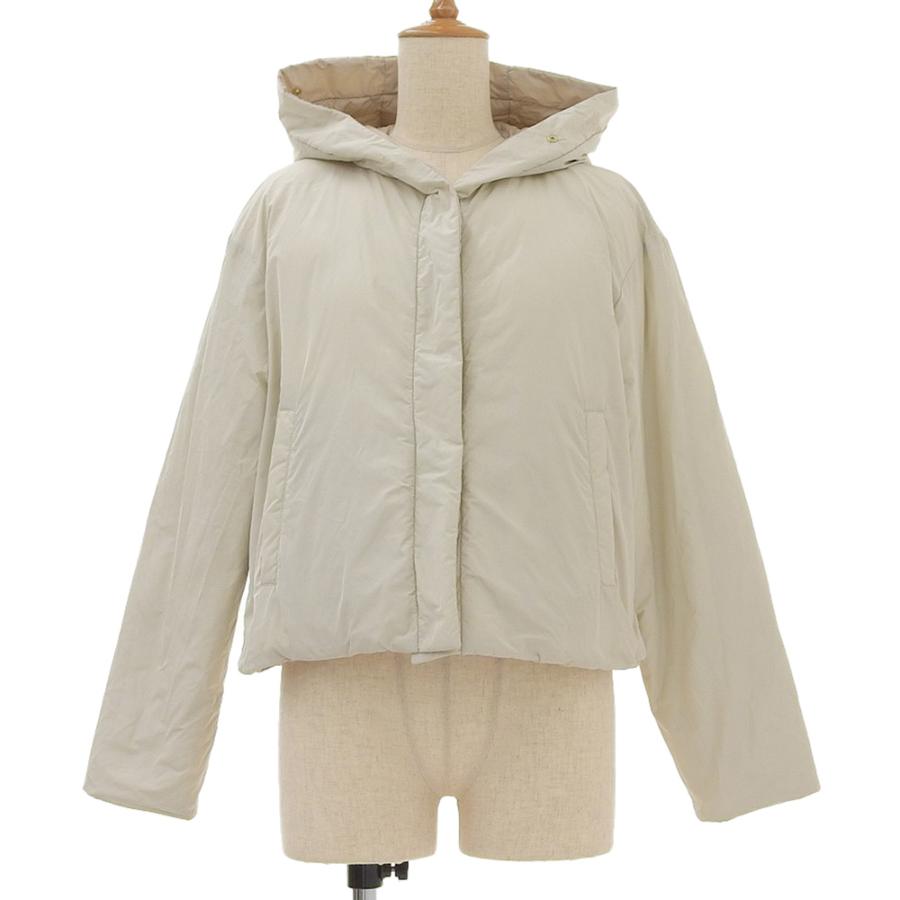 MaxMara ダウンジャケット 40 ベージュ 美品/国内正規 Max Mara マックスマーラ キューブ キルティング
