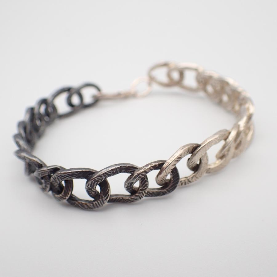 美品 KAORU カオル BSV-603-SVBK CHAINS チェインズブレスレット 美品 KAORU カオル BSV-603-SVBK CHAINS チェインズブレスレット