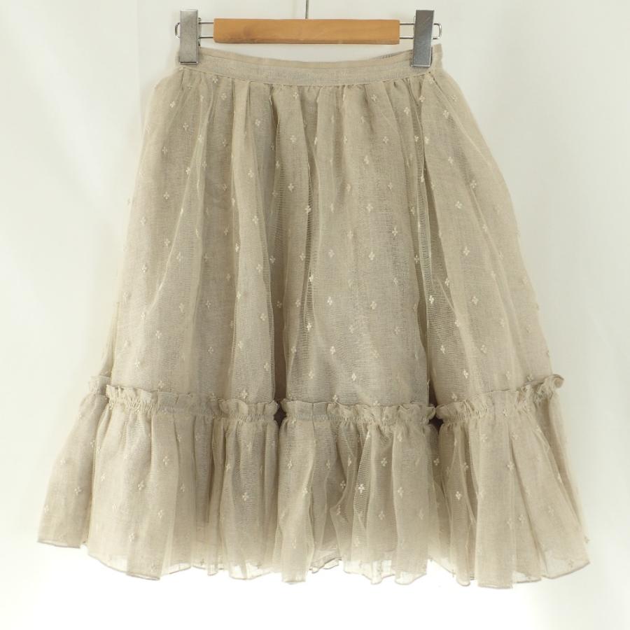 FOXEY（フォクシー） 美品/ 40694 リネン チュールスカート/ スカート  