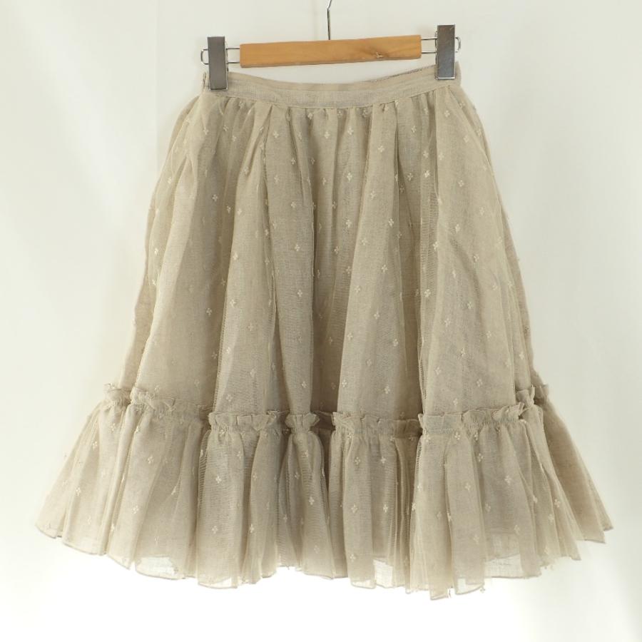 FOXEY（フォクシー） 美品/ 40694 リネン チュールスカート/ スカート