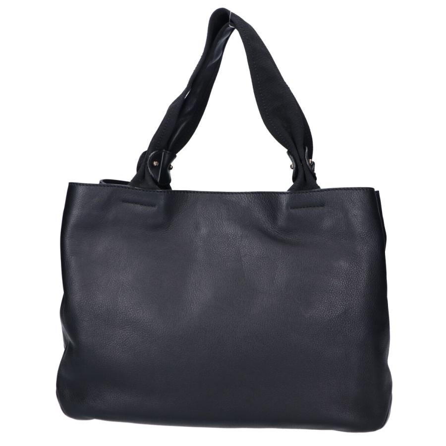 サルヴァトーレ フェラガモ ヴァラリボン レザー トートバッグ 黒 Salvatore Ferragamo サルヴァトーレフェラガモ ヴァラ リボン レザー