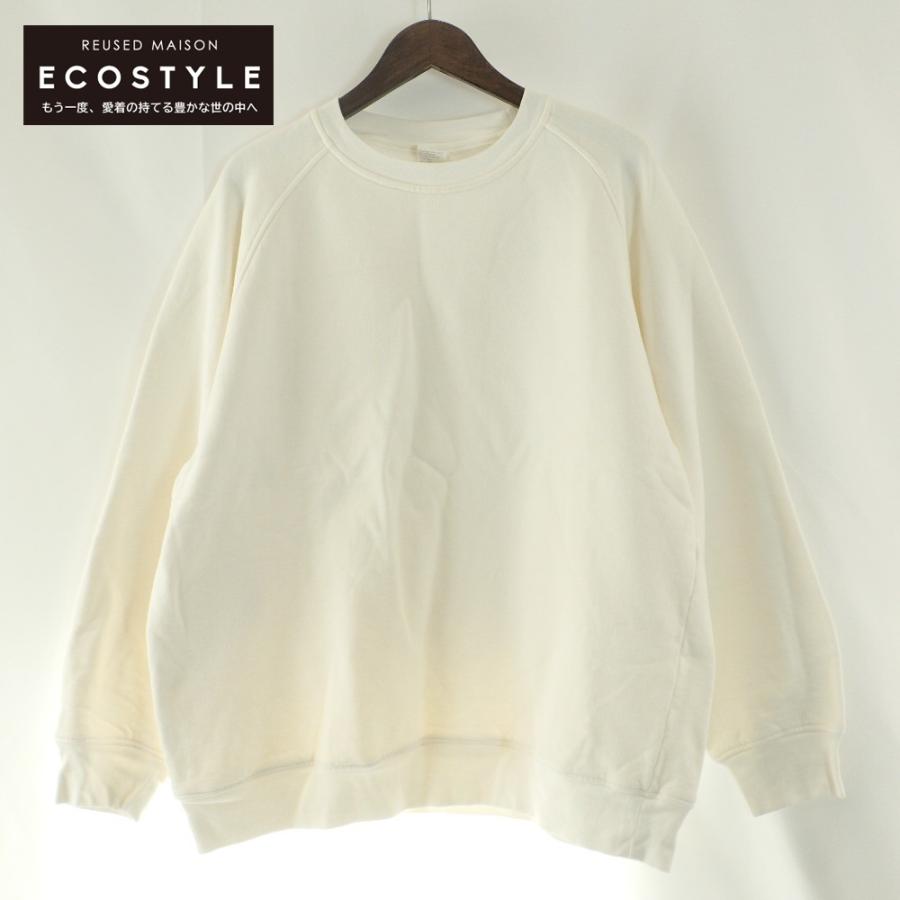 美品 23SS COMOLI コモリ 吊裏毛 スウェット シャツ COMOLI (コモリ) コットン吊裏毛クルーネックブラック 黒