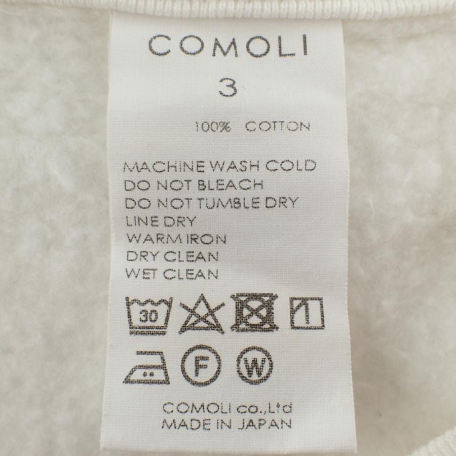 コモリ comoli 裏毛ホワイトスウェット 3 comoli スエットセットアップ& 2024ss comoli セットアップ ほぼ未使用