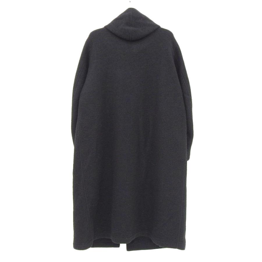 定価約17万ヨウジヤマモトプールオム カシミヤ混 フードコート YOHJI YAMAMOTO POUR HOMME ヨウジヤマモトプールオム 比翼コート
