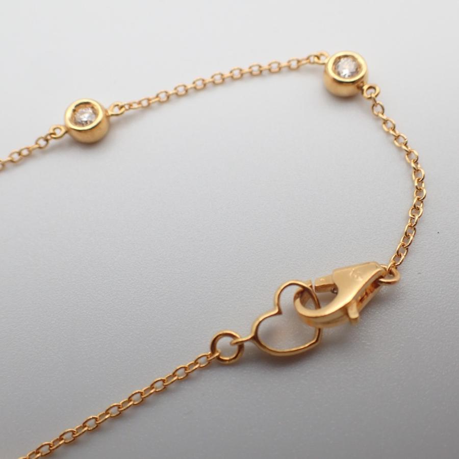 Ponte Vecchio（ポンテヴェキオ） K18YG 0.22ct 5Pダイヤモンド 