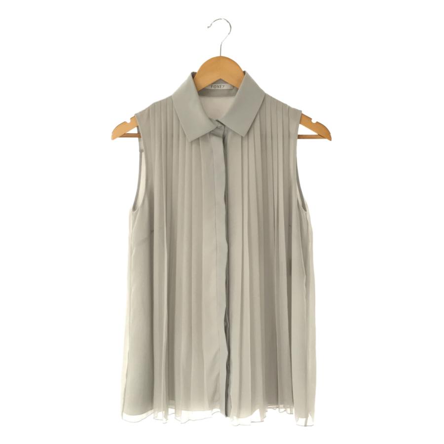 FOXEY（フォクシー） 美品/ 37978 シフォンプリーツ ノースリーブ 