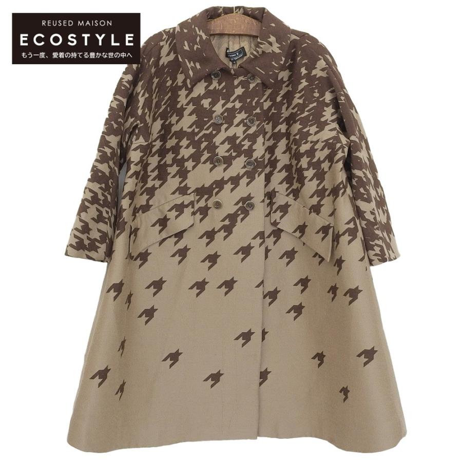 ANREALAGE 新品同様 アンリアレイジ ハウンドトゥース トレンチコート