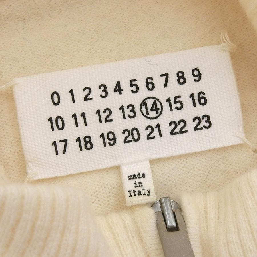 美品 Maison Margiela メゾンマルジェラ ハーフジップ エルボーパッチ