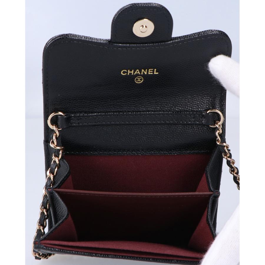 CHANEL（シャネル） 新品同様品 32番台 キャビアスキン ミニチェーン