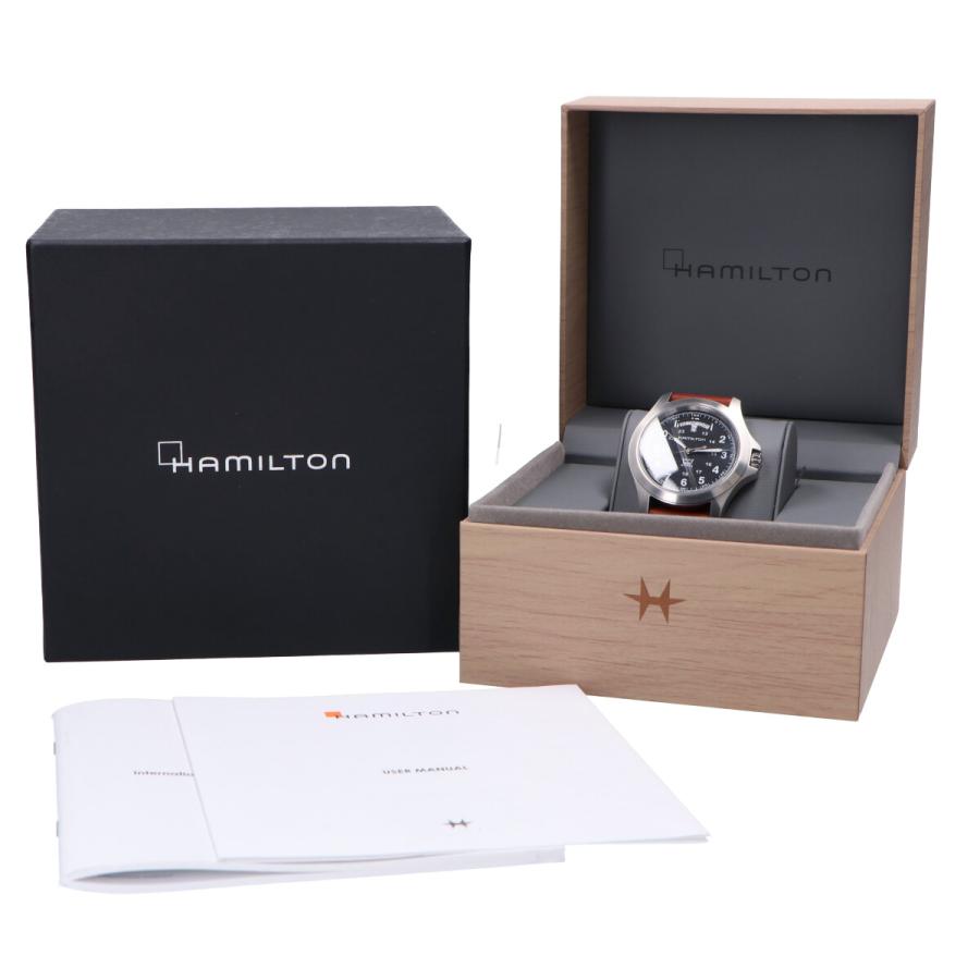HAMILTON（ハミルトン） 美品/ H644510 カーキ フィールドキング