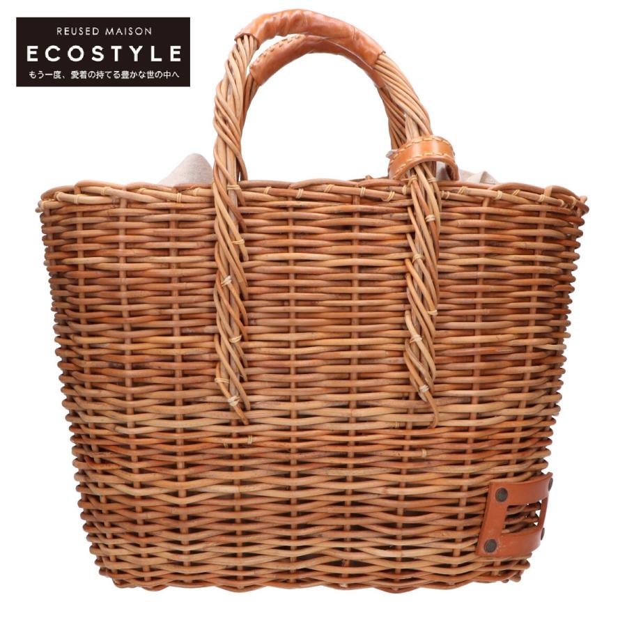 国内配送】 美品□エバゴス かごバッグ A glass of watar 2011SS 紅籐