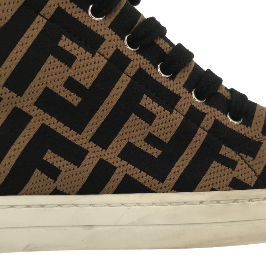 FENDI フェンディ 7E1258 ブラウンテクニカルファブリック ロートップ 